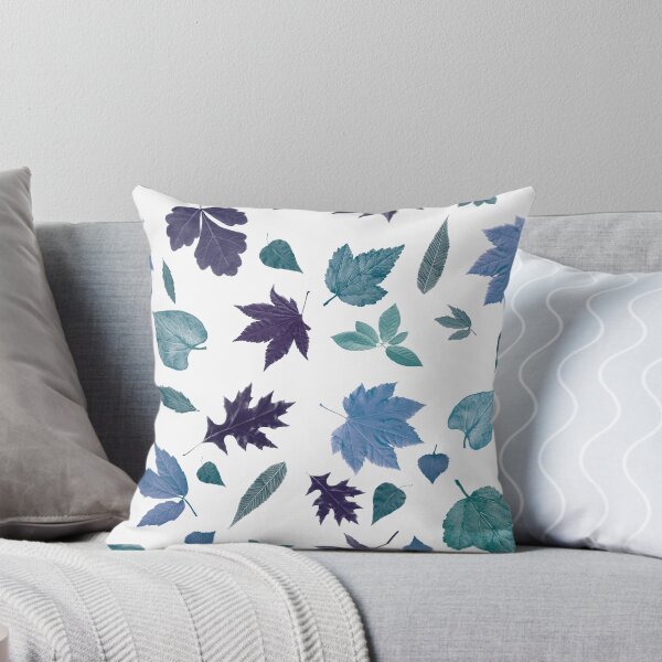 Item preview, Pattern "Blue autumn leaves" designed and sold by AnnaMitina.