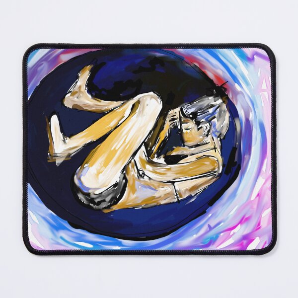 Item preview, Conceptual art of a woman curled up in a fetal position in the water designed and sold by KARTICK DUTTA.