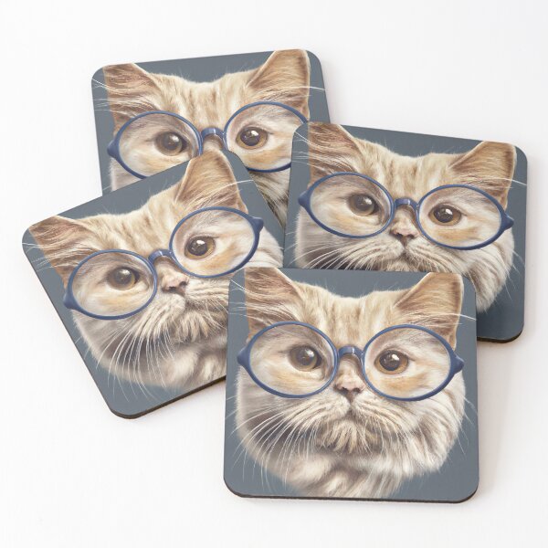 Item preview, Cute curious cat with a stern look designed and sold by Ednelly.