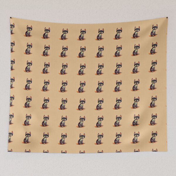 Item preview, Cute Cat pattern 44 regular grid  designed and sold by KoolArtDistrict.