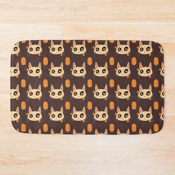 Item preview, Cute Cat pattern 45 regular grid  designed and sold by KoolArtDistrict.