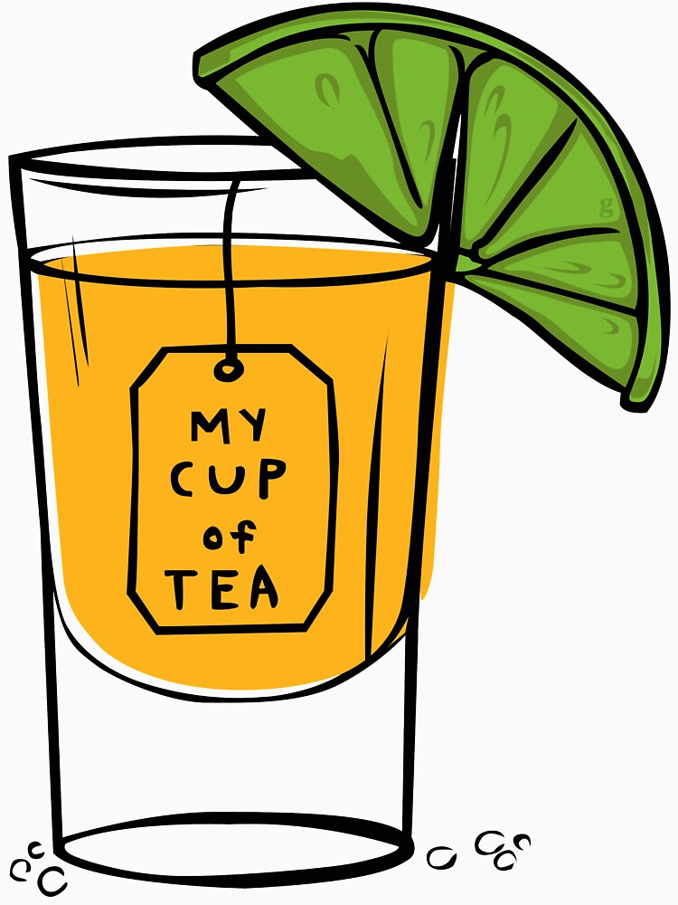 Thumbnail 3 of 3, Fitted Scoop T-Shirt, tea time designed and sold by gtee.