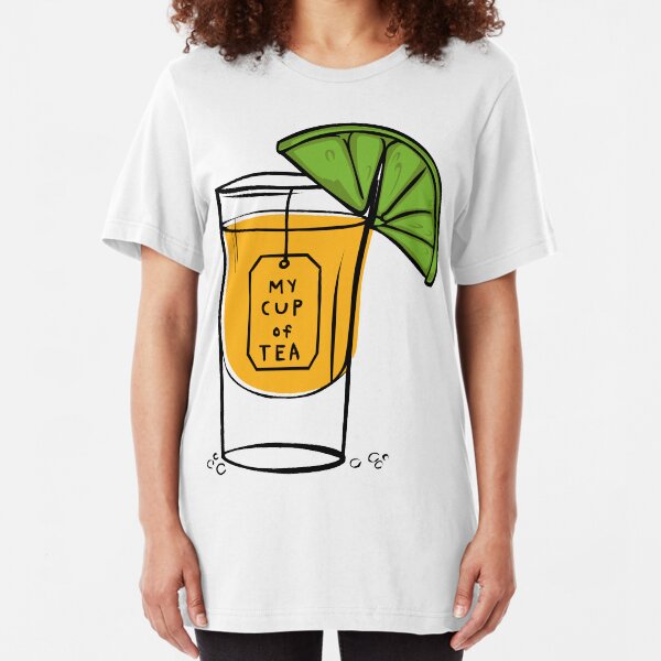 tea time Slim Fit T-Shirt