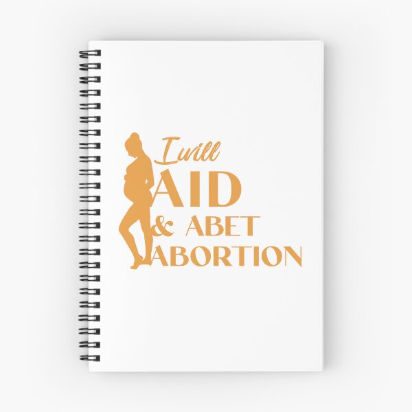 Item preview, i will aid and abet abortion quote beautiful lettering with pregnant women illustration designed and sold by vishalraifx.