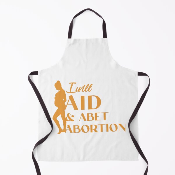 Item preview, i will aid and abet abortion quote beautiful lettering with pregnant women illustration designed and sold by vishalraifx.
