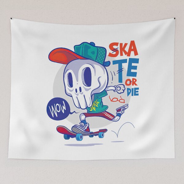 Item preview, Skateboarding Skeleton Shirt, Thrashermagazine, The Berrics designed and sold by Skateboard-Art.