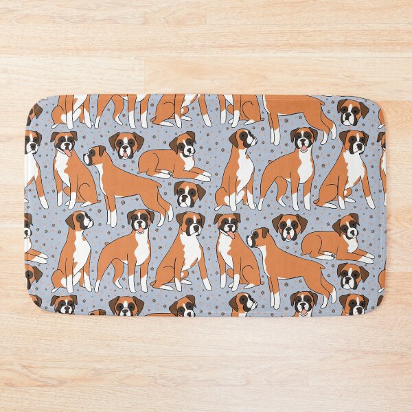 Item preview, Boxer dog illustration pattern  designed and sold by Yarafantasyart.