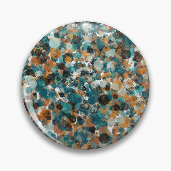 Item preview, Splashes of orange - turquoise - petrol designed and sold by Zeewind.