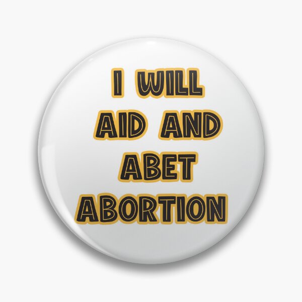 Item preview, I will aid and abet abortion quote fun cute lettering  designed and sold by vishalraifx.
