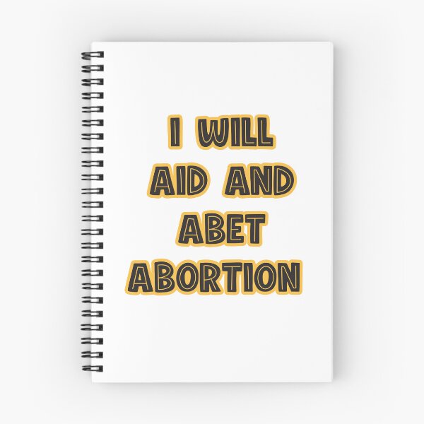 Item preview, I will aid and abet abortion quote fun cute lettering  designed and sold by vishalraifx.