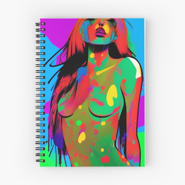 Item preview, Funky Sexy Colorful Hippie Popculture Sexy Woman  designed and sold by ShopSunday.