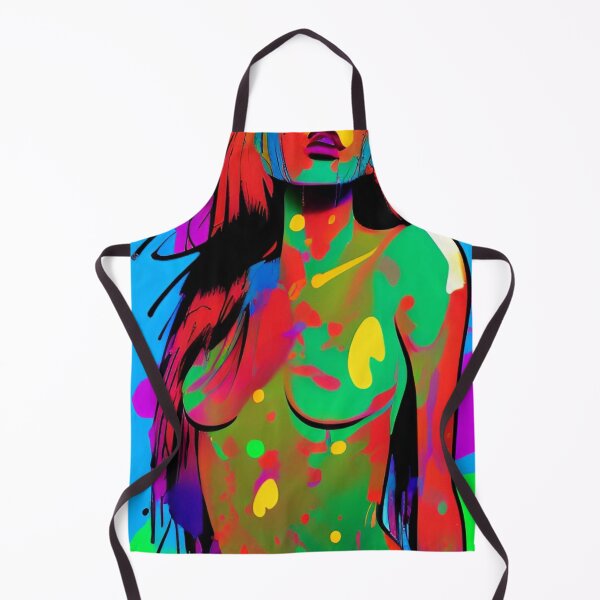 Item preview, Funky Sexy Colorful Hippie Popculture Sexy Woman designed and sold by ShopSunday.