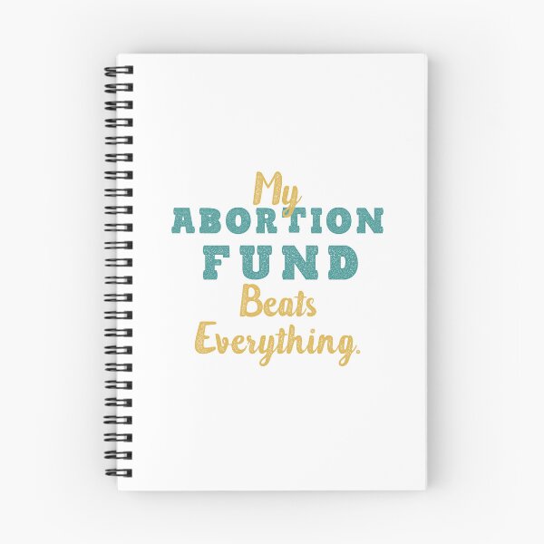 Item preview, My abortion fund beats everything quote mint and yellow color designed and sold by vishalraifx.