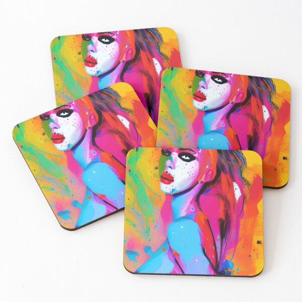 Artikelvorschau, Funky Sexy Bunte Hippie Popkultur Popart Trippy Frauen entworfen und verkauft von ShopSunday.