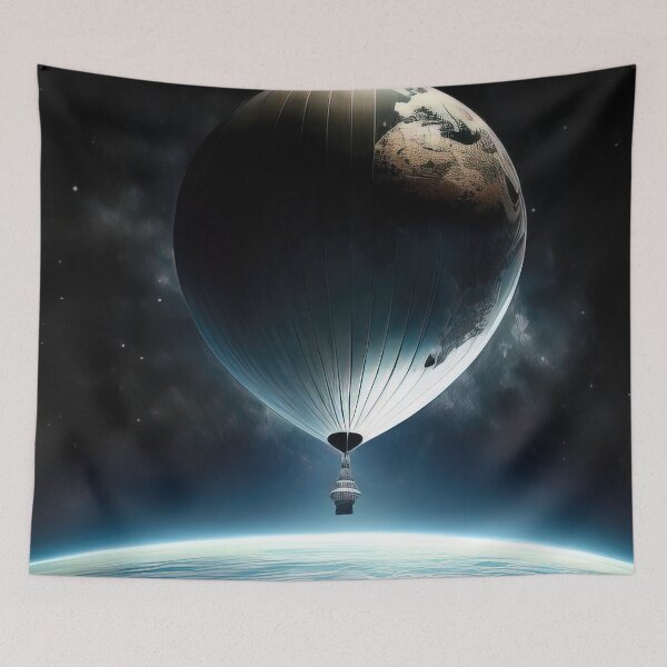 Item preview, Earth as a balloon in space designed and sold by RK - Shop.