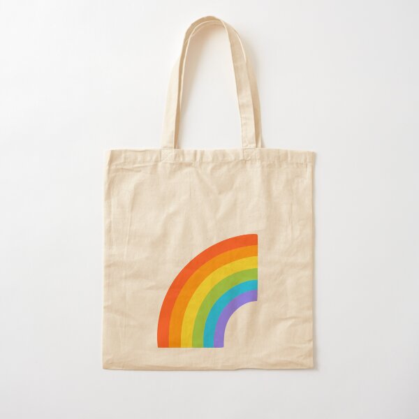Rainbow Emoji Cotton Tote Bag