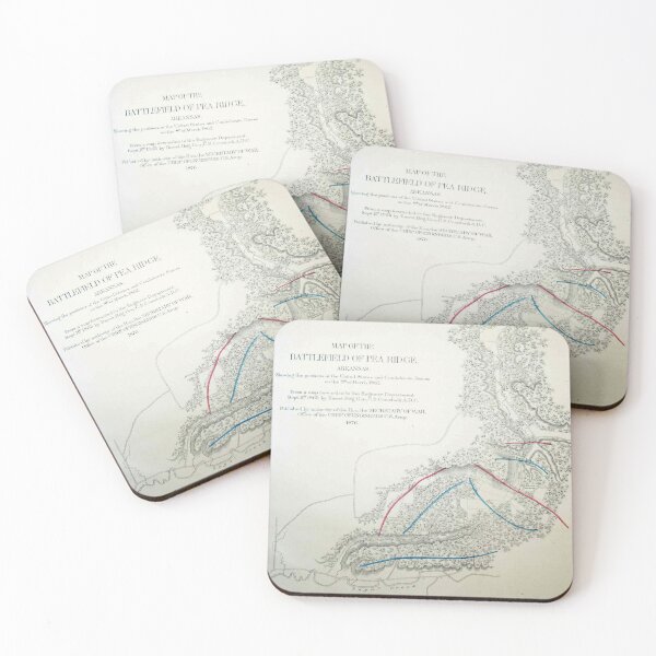 Item preview, Battle of Pea Ridge Map designed and sold by sh707.