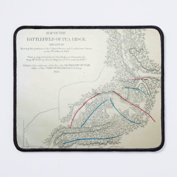 Item preview, Battle of Pea Ridge Map designed and sold by sh707.