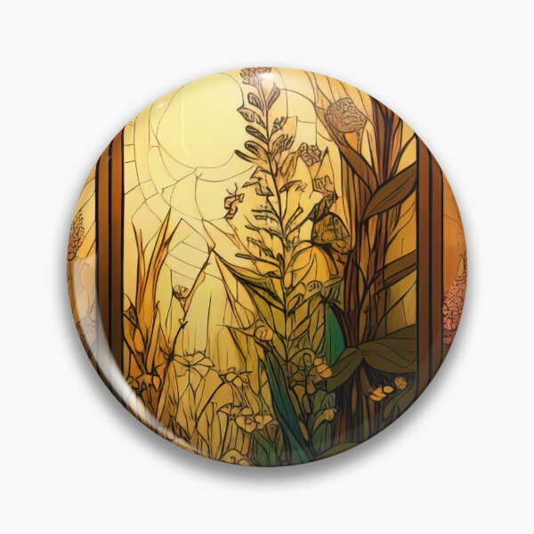 Item preview, Floral window mosaic stained glass design designed and sold by RK - Shop.