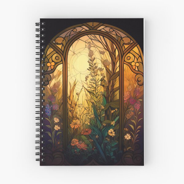 Item preview, Floral window mosaic stained glass design designed and sold by RK - Shop.
