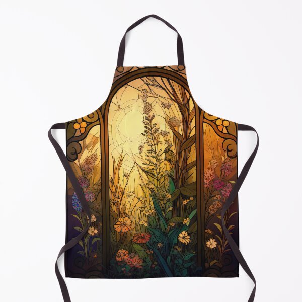 Item preview, Floral window mosaic stained glass design designed and sold by RK - Shop.