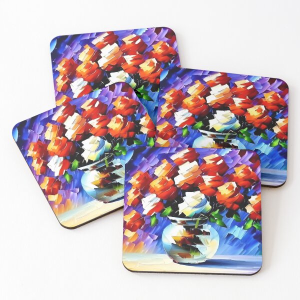 Item preview, Orangey Roses in Vase Artwork designed and sold by Milky-Way-Local.