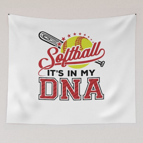 Item preview, Softball It's In My DNA designed and sold by jaygo.