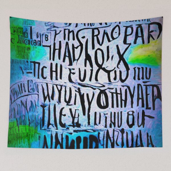 Item preview, gibberish painted quote 2 designed and sold by Brian Vegas.