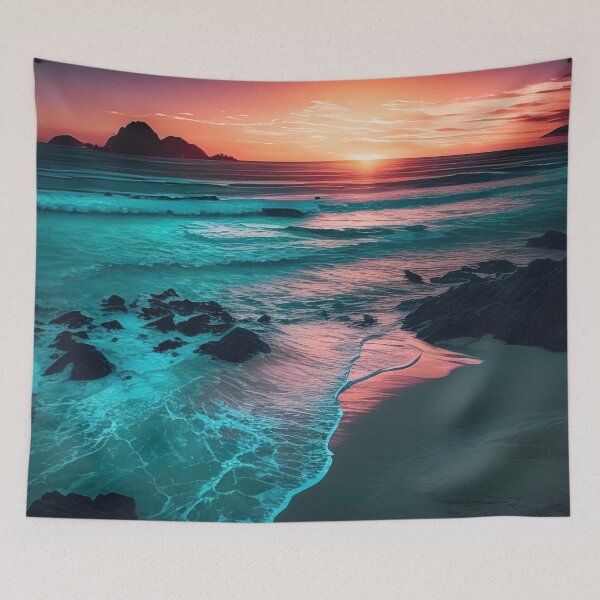Item preview, Evening on a tropical sea shore designed and sold by RK - Shop.