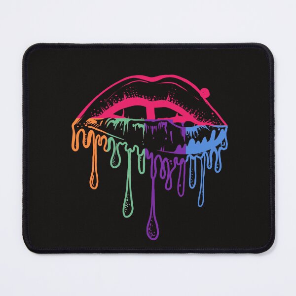 Item preview, Colorful lips dripping designed and sold by motivationhood.
