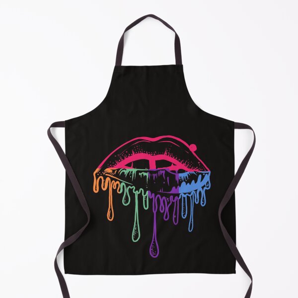 Item preview, Colorful lips dripping designed and sold by motivationhood.