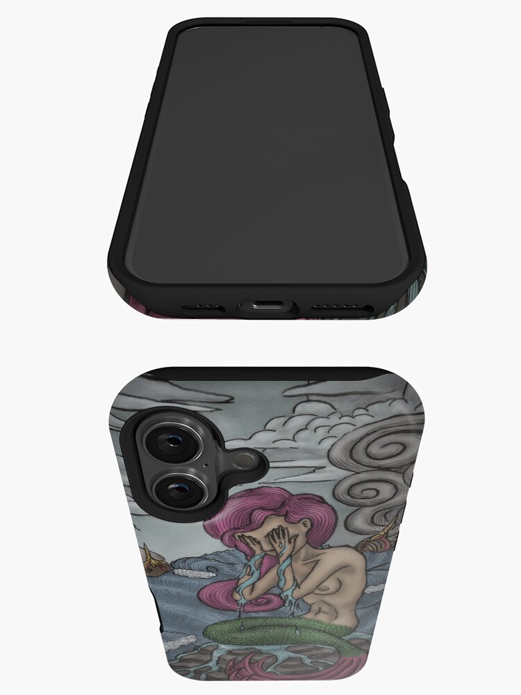 Thumbnail 3 of 4, iPhone Case, When Mermaids Cry They Make Oceans designed and sold by Ordovich.