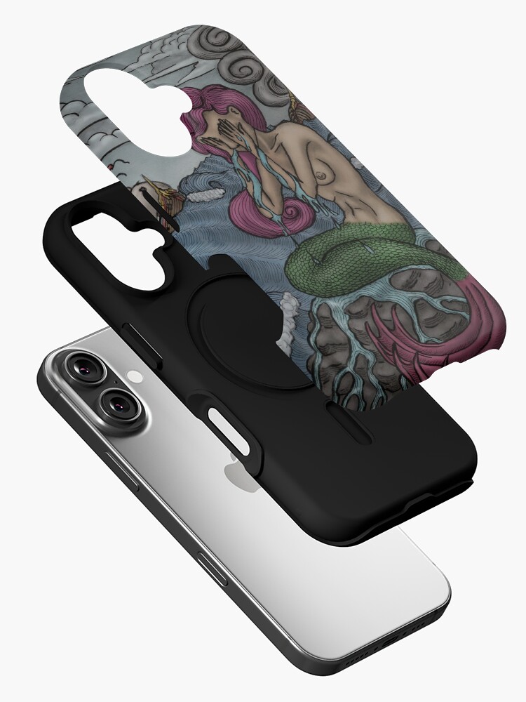 Thumbnail 2 of 4, iPhone Case, When Mermaids Cry They Make Oceans designed and sold by Ordovich.
