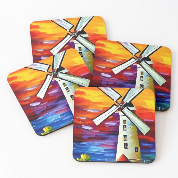 Item preview, Summer Windmill at Sunset designed and sold by Milky-Way-Local.
