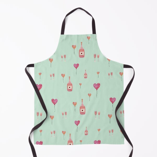 Item preview, Bottle glass heart cute love watercolor pattern mint designed and sold by Yana Mustafina | Boho Soulful Designs.