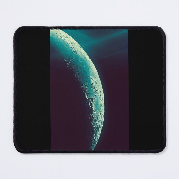 Item preview, moon side closeup dark space photography designed and sold by motivationlife7.