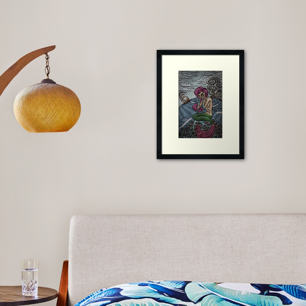 Item preview, Framed Art Print designed and sold by Ordovich.