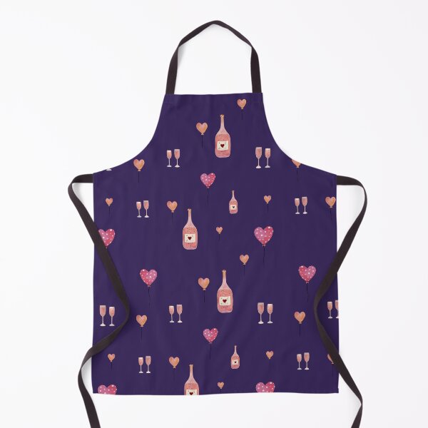 Item preview, Bottle glass heart cute love watercolor pattern violet designed and sold by Yana Mustafina | Boho Soulful Designs.
