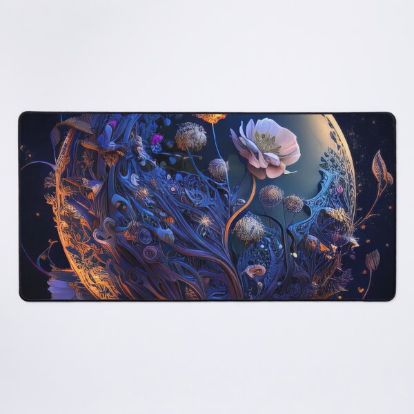 Item preview, Lunar purple flowers design designed and sold by RK - Shop.