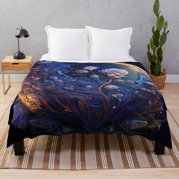 Item preview, Lunar purple flowers design designed and sold by RK - Shop.