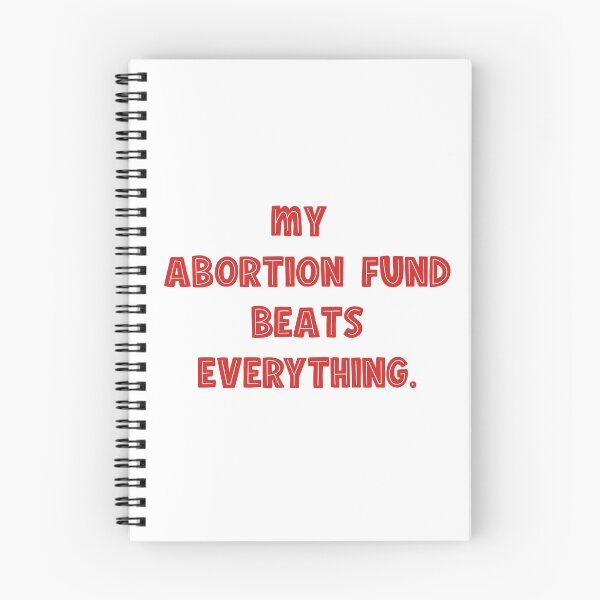 Item preview, My abortion fund beats everything quote red color designed and sold by vishalraifx.