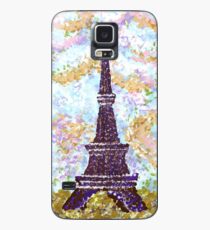 Eiffel Tower Pointillism by Kristie Hubler Case/Skin for Samsung Galaxy