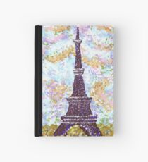 Eiffel Tower Pointillism by Kristie Hubler Hardcover Journal