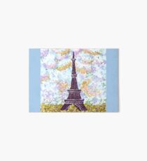 Eiffel Tower Pointillism by Kristie Hubler Art Board