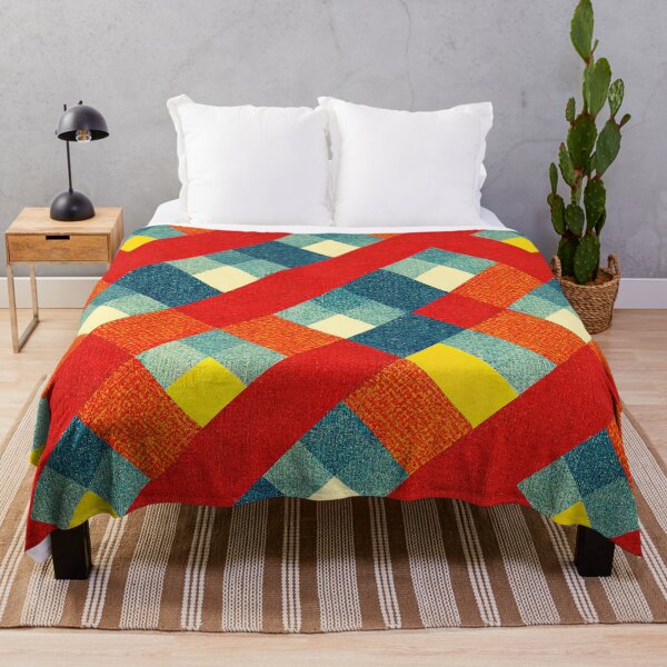 Item preview, Argyle in Red Blue and Yellow designed and sold by Patternifico.