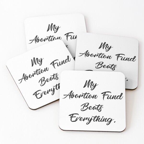 Item preview, My abortion fund beats everything quote lettering designed and sold by vishalraifx.