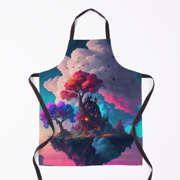 Item preview, Small floating island in the sky illustration designed and sold by RK - Shop.