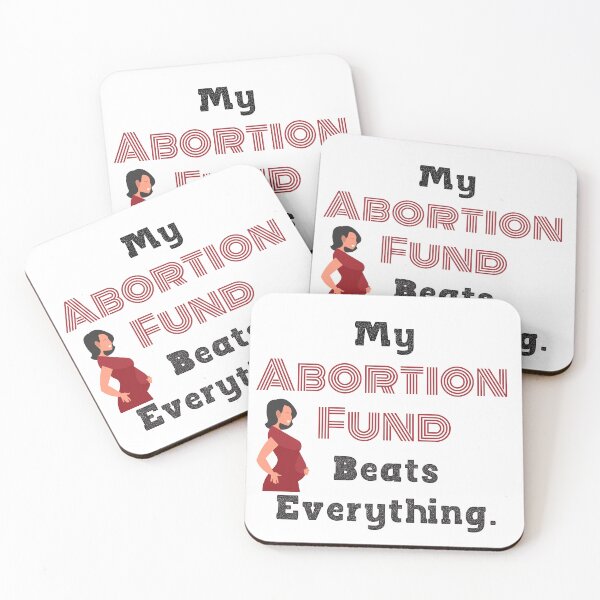Item preview, Copy of My abortion fund beats everything quote lettering with pregnant women  designed and sold by vishalraifx.