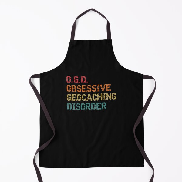 Item preview, Geocaching gift / OGD obsessive geocaching disorder coloured distressed typography designed and sold by portrait4you.