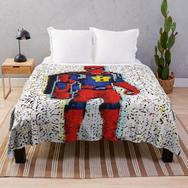 Item preview, Highly pixelated glitchy public domain superhero  designed and sold by spinolator.